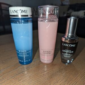 Lancome trio- serum, toner and makeup remover